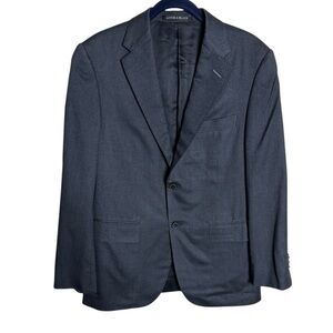 Astor & Black Sport Coat Scabal Silk Blazer Dark Gray size 38S